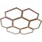 Ekena Millwork Florin Wood Fretwork Pierced Ceiling Medallion, Walnut, 24"OD x 8 1/2"ID x 3/8"T CMWP24X24X0375FOWA - alternate 2
